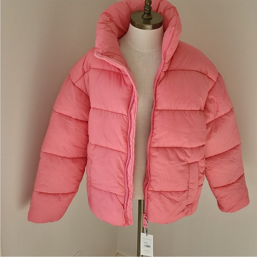 New With Tags - Noize Avalon Pink Puffer Jacket  (vegan)